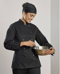 Womens Gusto Chef Jacket, Long Sleeve 